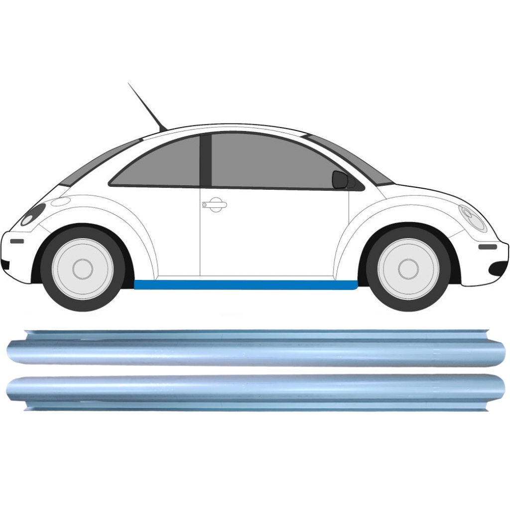 Slieksnis Priekš Volkswagen New Beetle 1998-2005 / Kreisais+Labais / Komplekts 9181