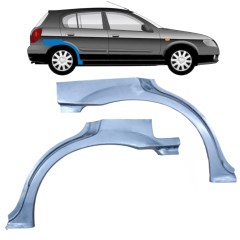 Aizmugurējā arka priekš Nissan Almera N16 1999-2007 / Kreisais+Labais / Komplekts 9630