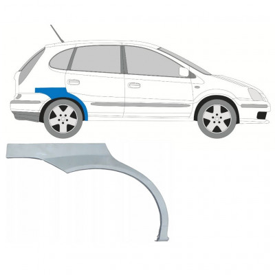 Aizmugurējā arka priekš Nissan Almera Tino 2000-2006 / Labā 7436