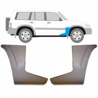 Priekšējā spārna apakšējā daļa priekš Nissan Patrol 1997-2009 / Kreisais+Labais / Komplekts 9625