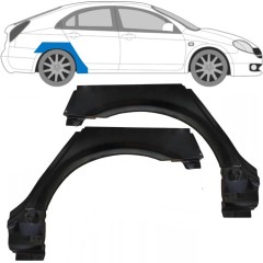 Aizmugurējā arka priekš Nissan Primera P12 2001-2007 / Kreisais+Labais / Komplekts 9637