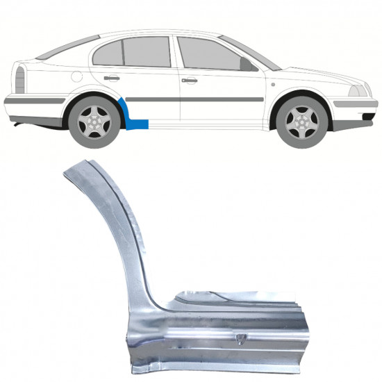 Slieksnis priekš Skoda Octavia 1996-2010 / Labā 12513