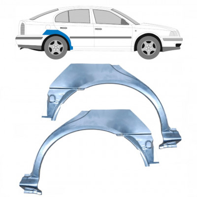 Aizmugurējā arka priekš Skoda Octavia 1996-2010 / Kreisais+Labais / Komplekts 9461