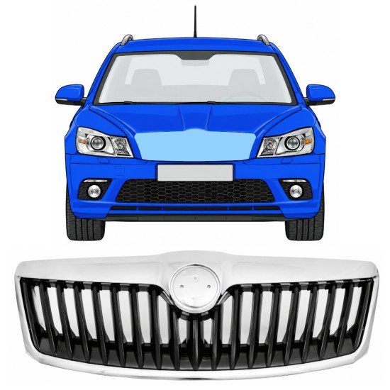 Režģis priekš Skoda Octavia II 2008-2013 RS 17230