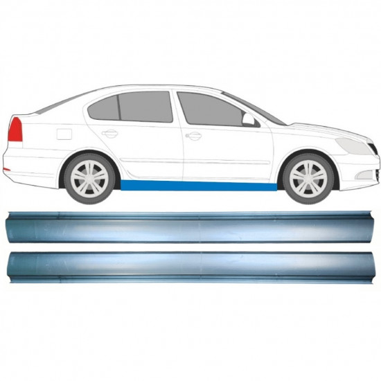 Slieksnis priekš Skoda Octavia 2004-2013 / Kreisais = Labais (simetrisks) / Komplekts 10309