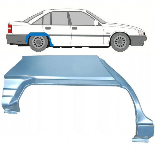 Aizmugurējā arka priekš Opel Omega A 1986-1993 / Labā 8072