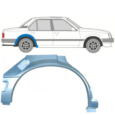 Aizmugurējā arka priekš Opel Ascona C / Vauxhall Cavalier 1981-1988 / Labā 7293