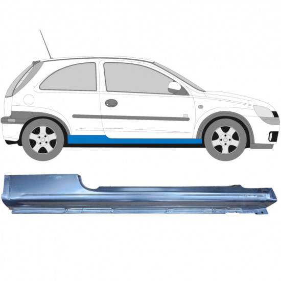 Slieksnis priekš Opel Corsa 2000-2010 / Labā 6877