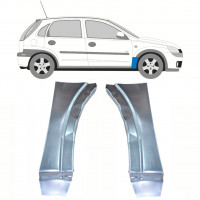 Priekšējā spārna daļa priekš Opel Corsa C 2000-2010 / Kreisais+Labais / Komplekts 10180