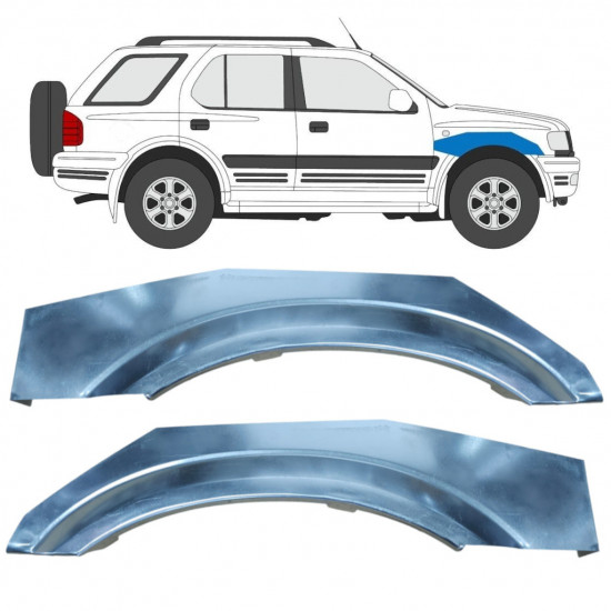 Priekšējā spārna daļa priekš Opel Frontera B 1999-2002 / Komplekts 11201