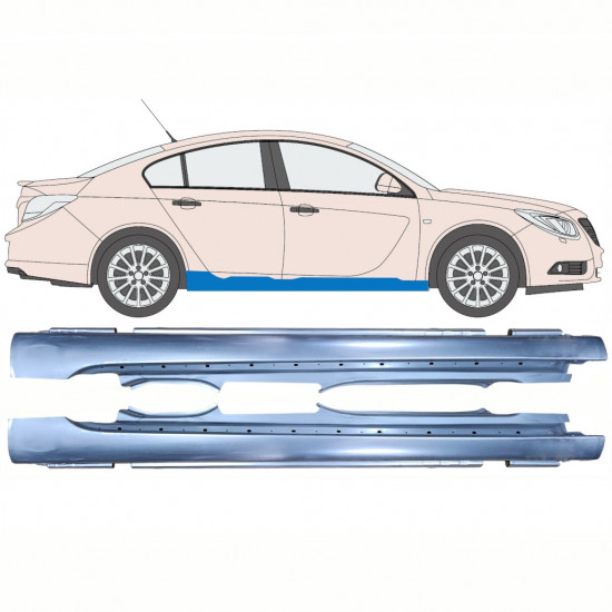 Slieksnis priekš Opel Insignia 2008-2017 / Kreisais+Labais / Komplekts 10342