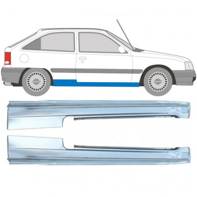 Slieksnis priekš Opel Kadett 1984-1993 / Kreisais+Labais / Komplekts 9449