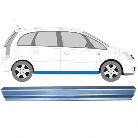 Slieksnis priekš Opel Meriva 2003-2010 / Kreisais = Labais (simetrisks) 6884