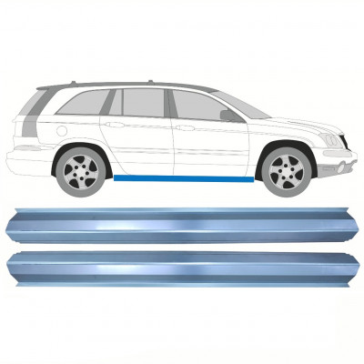 Iekšējais slieksnis priekš Chrysler Pacifica 2003-2007 / Kreisais = Labais (simetrisks) / Komplekts 10357