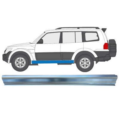 Slieksnis priekš Mitsubishi Pajero 2006-2021 / Kreisā 16350