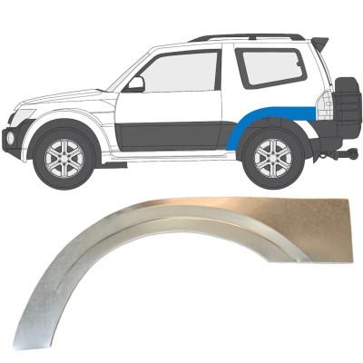 Aizmugurējā arka priekš Mitsubishi Pajero 2006-2021 / Kreisā 14838