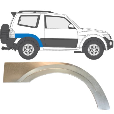 Aizmugurējā arka priekš Mitsubishi Pajero 2006-2021 / Labā 14837