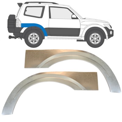 Aizmugurējā arka priekš Mitsubishi Pajero 2006-2021 / Kreisais+Labais / Komplekts 14839