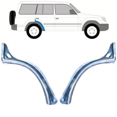Aizmugurējā arka priekš Mitsubishi Pajero 1991-1999 / Kreisais+Labais / Komplekts 9773
