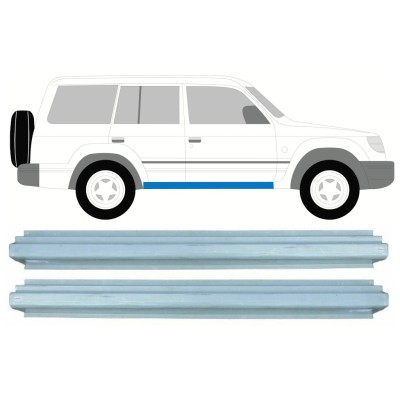 Slieksnis priekš Mitsubishi Pajero 1991-2001 / Kreisais+Labais / Komplekts 16000