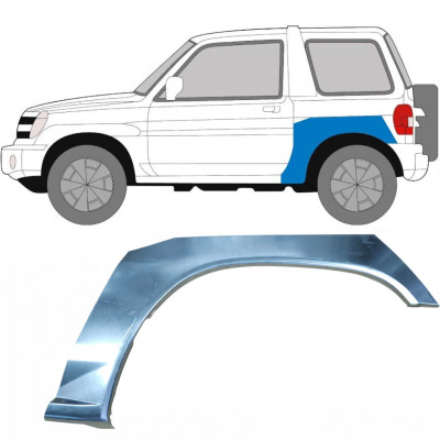 Aizmugurējā arka priekš Mitsubishi Pajero Pinin 1998-2007 / Kreisā 5522