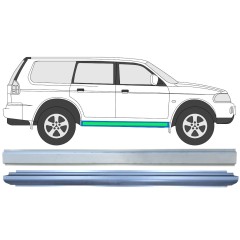 Iekšējais un ārējais slieksnis priekš Mitsubishi Pajero Sport 1996-2008 / Kreisais = Labais (simetrisks) / Komplekts 14873