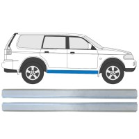 Iekšējais slieksnis priekš Mitsubishi Pajero Sport 1996-2008 / Kreisais+Labais / Komplekts 14872