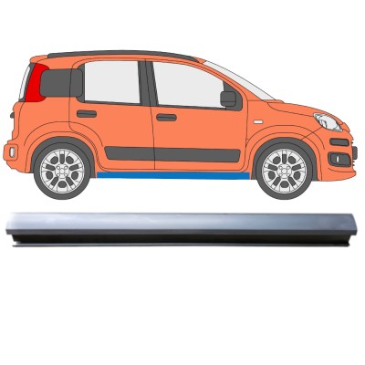 Slieksnis priekš Fiat Panda 2012- / Kreisais = Labais (simetrisks) 14970