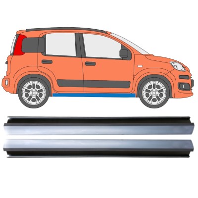 Slieksnis priekš Fiat Panda 2012- / Kreisais+Labais / Komplekts 14971