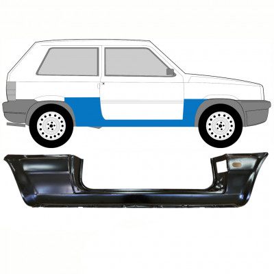 Slieksnis priekš Fiat Panda 1980-2002 / Labā 10754