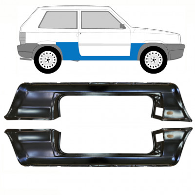 Slieksnis priekš Fiat Panda 1980-2002 / Kreisais+Labais / Komplekts 10756