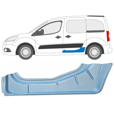 Bīdāmo durvju iekšējā daļa priekš Peugeot Partner 2008-2018 / Kreisā 17069