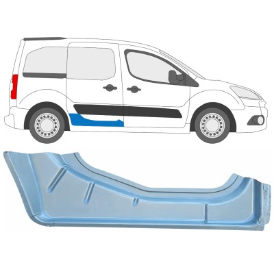 Bīdāmo durvju iekšējā daļa priekš Peugeot Partner 2008-2018 / Labā 17068