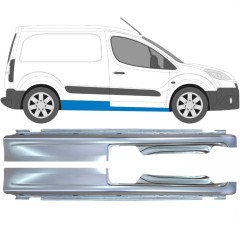 Pilns slieksnis priekš Peugeot Partner 2008-2018 / Kreisais+Labais / Komplekts 10113