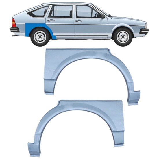 Aizmugurējā arka priekš Volkswagen Passat B2 1980-1988 / Kreisais+Labais / SEDAN / HATCHBACK / Komplekts 10472