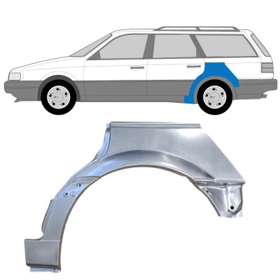 Aizmugurējā riteņa arka priekš Volkswagen Passat B3 1988-1993 / Kreisā / COMBI 14520