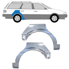 Aizmugurējā arka priekš Volkswagen Passat B3 1988-1993 / Kreisais+Labais / COMBI / Komplekts 14521