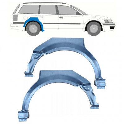 Aizmugurējā arka priekš VW Passat B5 1996-2005 / Kreisais+Labais / Komplekts 9688