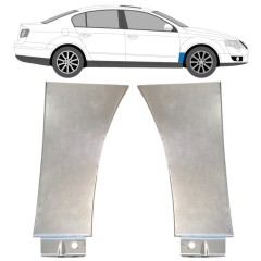 Priekšējā spārna daļa priekš Volkswagen Passat B6 2005-2010 / Kreisais+Labais / Komplekts 14697