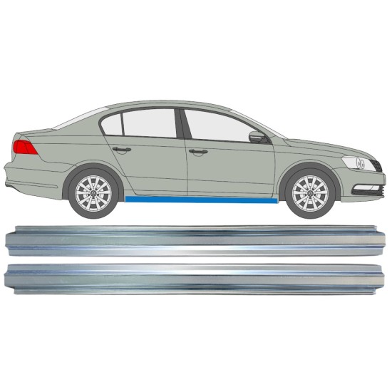 Slieksnis priekš Volkswagen Passat B7 2010-2015 / Kreisais+Labais / Komplekts 16357