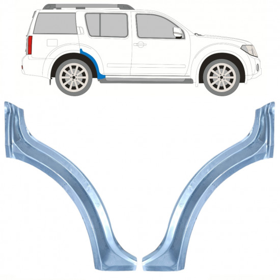 Aizmugurējā arka priekš Nissan Pathfinder 2004-2013 / Kreisais+Labais / Komplekts 10352