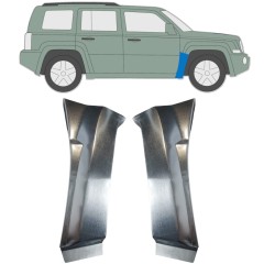 Priekšējā spārna daļa priekš Jeep Patriot 2006- / Kreisais+Labais / Komplekts 11190