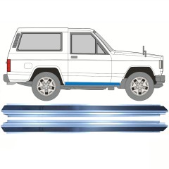 Slieksnis priekš Nissan Patrol K160 1979-1990 / Kreisais+Labais / Komplekts 16291