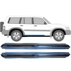 Slieksnis priekš Nissan Patrol Y61 GY61 1997-2009 / Kreisais = Labais (simetrisks) / Komplekts 10284