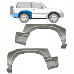 Aizmugurējā arka priekš Nissan Patrol Y61 GY61 1997-2009 / Komplekts 10800
