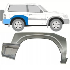 Aizmugurējā arka priekš Nissan Patrol Y61 GY61 1997-2009 / Labā / Komplekts 10798