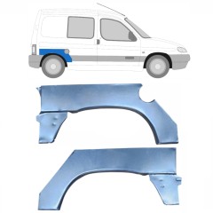 Aizmugurējā arka priekš Citroen Berlingo 1996-2008 / Kreisais+Labais / Komplekts 14060