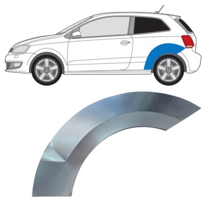 Aizmugurējā arka priekš Volkswagen Polo 2009-2017 / Kreisā 16359