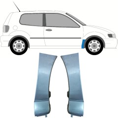 Priekšējā spārna daļa priekš Volkswagen Polo 1994-1999 / Kreisais+Labais / Komplekts 10264