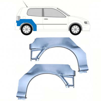 Aizmugurējā arka priekš VW Polo 1994-1999 / Kreisais+Labais / Komplekts 10193